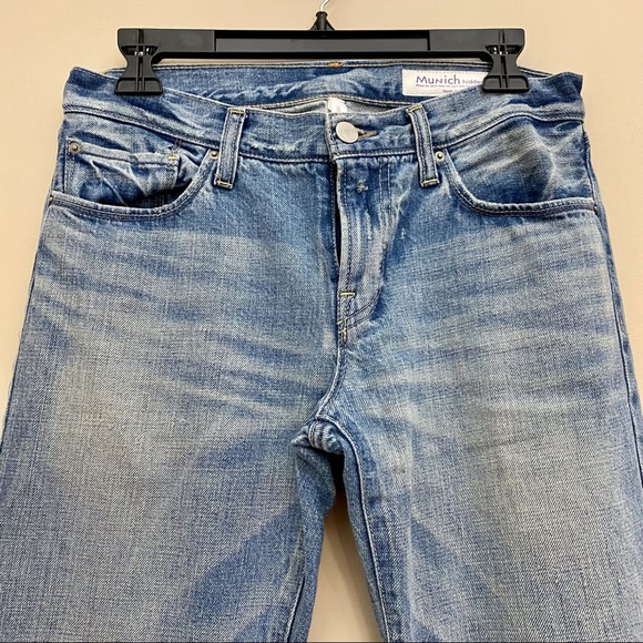 MUNICH Light Wash Straight Leg Denim Jeans Size 26 - Picture 3 of 7